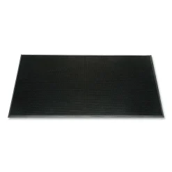 SKILCRAFT® 49% Recycled Heavy-Duty Scraper Mat, 32" x 24", Black (AbilityOne 7220-01-582-6247)