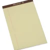 SKILCRAFT® 30% Recycled Perforated Writing Pads, 8 1/2" x 14", Yellow, Legal Ruled, Pack Of 12 (AbilityOne 7530-01-209-6526)