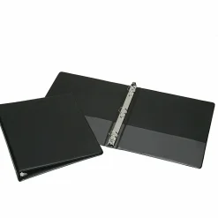 SKILCRAFT® 3-Ring Binder, 1" Round Rings, Black (AbilityOne 7510-01-278-4131)