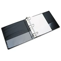 SKILCRAFT® 3-Ring Binder, 3" Round Rings, Black (AbilityOne 7510-01-278-4129)