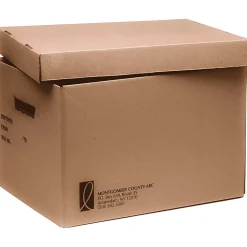SKILCRAFT® Storage File Storage Boxes With Lift-Off Lids, 10" x 12" x 15", Case Of 25 (AbilityOne 8115 01 455 4036)