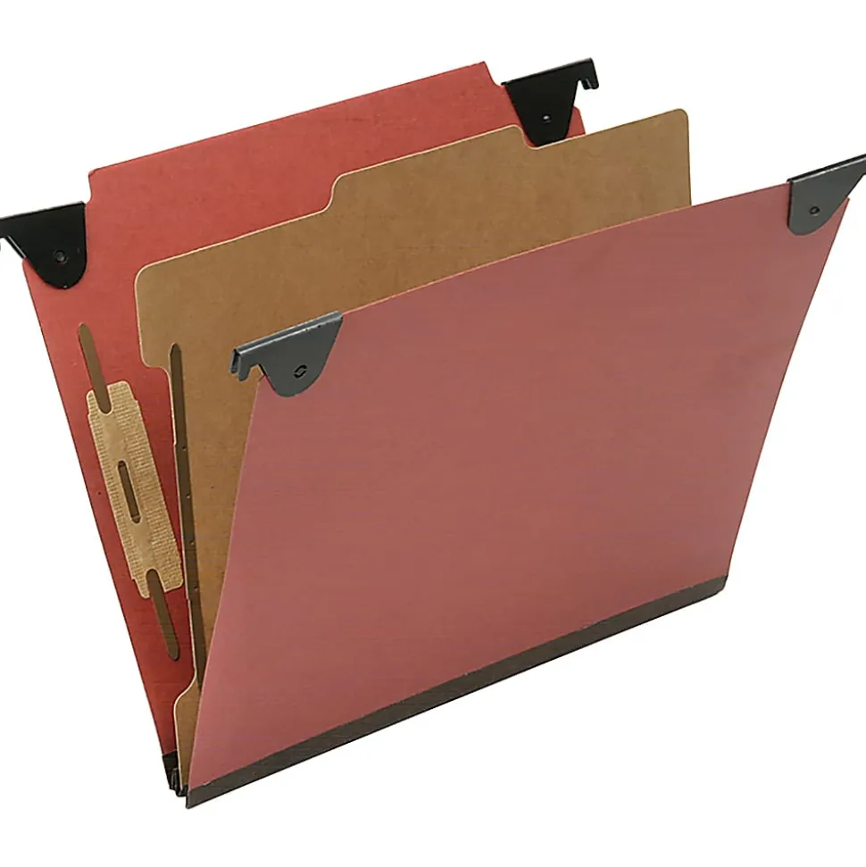 SKILCRAFT Straight Tab Cut Letter Hanging Folder - 2" Folder Capacity - 8 1/2"x11" - Top Tab Position - NSN6815829