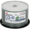 SKILCRAFT® Thermal Printable 52x CD-R Discs, 50-Pack Spindle (AbilityOne 7045-01-626-9521)