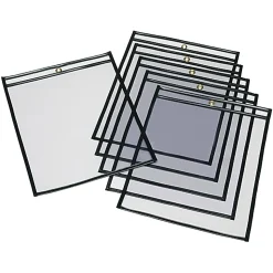 SKILCRAFT® Transparent Poly Envelopes, Clear, Pack Of 100 (AbilityOne 7510-00-272-9805)