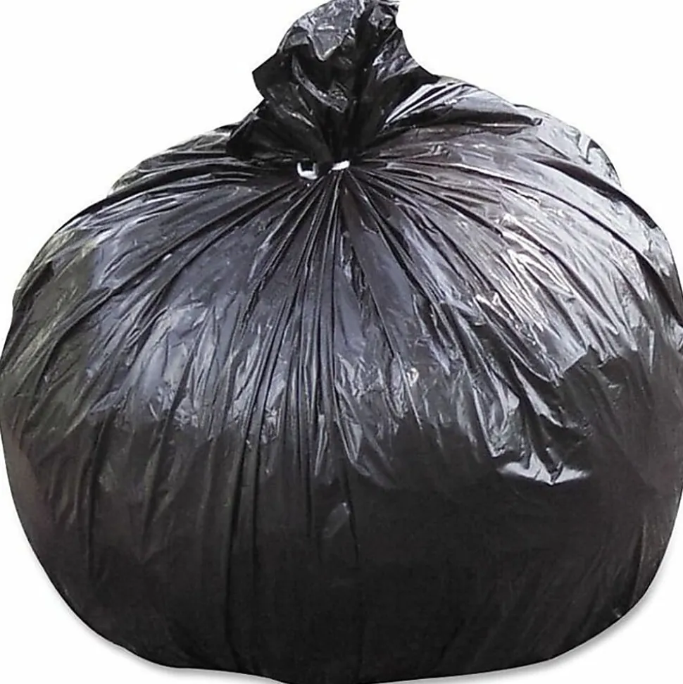 SKILCRAFT Trash Can Liners, Medium Duty, 1.7mil, 40" x 48", 40-45 Gallon, Carton Of 100 (AbilityOne 8105-01-386-2329)