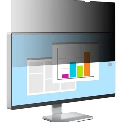 SKILCRAFT® 23.8" Widescreen LCD Monitor Privacy Filter, Matte Black