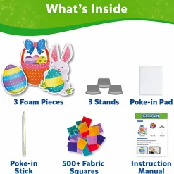 Skillmatics Poke-in Art Easter Craft Kit, Kit Of 500 Pieces