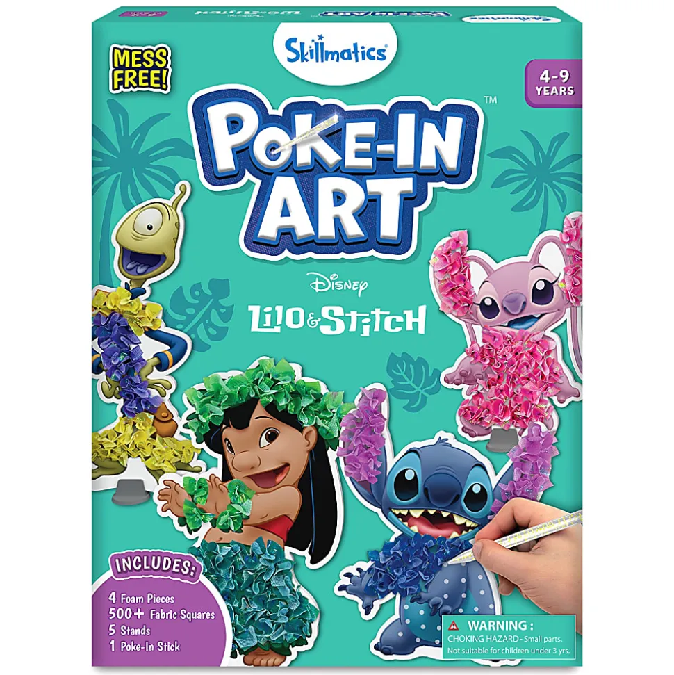 Skillmatics Poke In Art Set, Lilo and Stitch