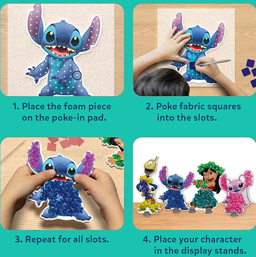Skillmatics Poke In Art Set, Lilo and Stitch