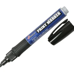 SKM Super Met-Al Paint Markers, 6/Pack (AbilityOne 7520-01-588-9099)