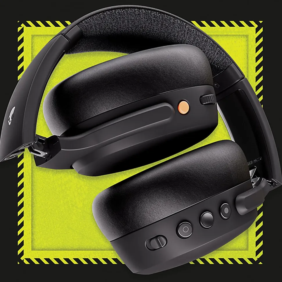 Skullcandy Crusher ANC 2 Bluetooth® Over-Ear Sensory Bass Headphones With Microphone, Black, S6CAW-R740