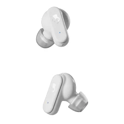 Skullcandy Dime 3 True Wireless Bluetooth® Earbuds With Microphone And Charging Case, Bone/Orange Glow, S2DCW-R951