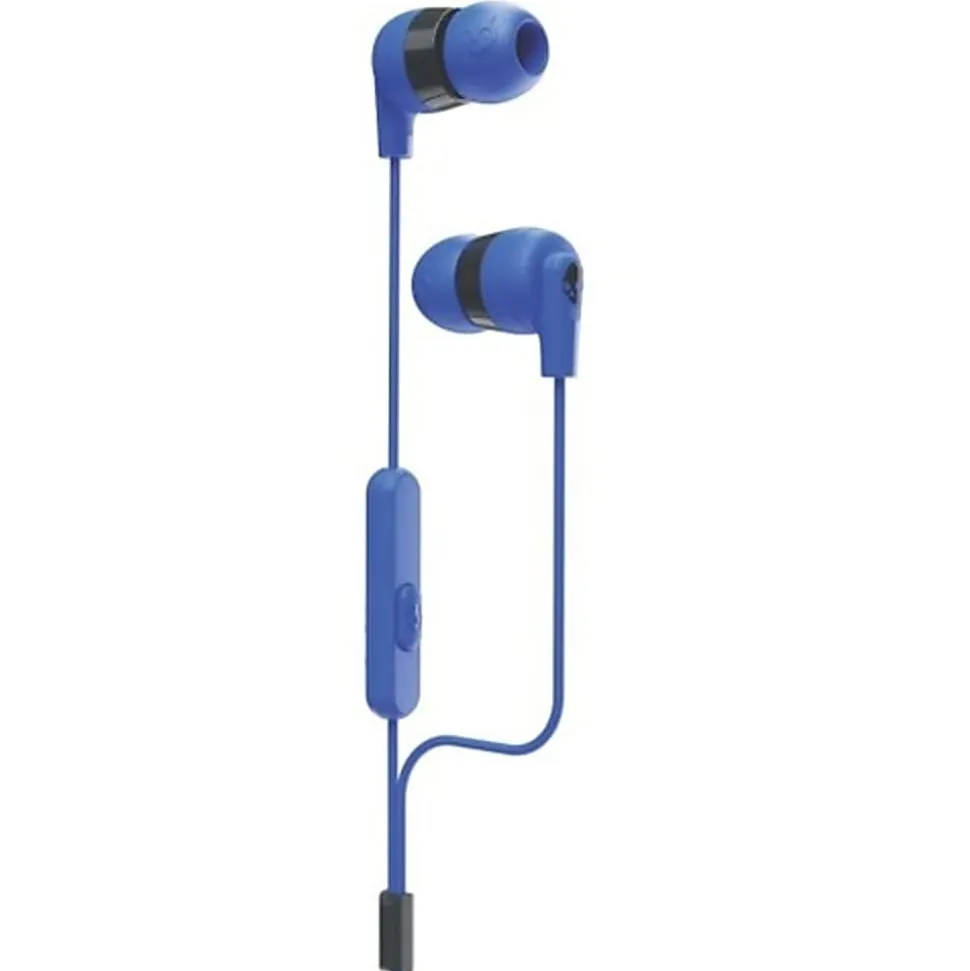Skullcandy INK'D+ Earbud Headphones, Cobalt Blue, S2IMY-M686