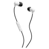 Skullcandy Jib - Earphones with mic - in-ear - wired - 3.5 mm jack - noise isolating - white/black/white