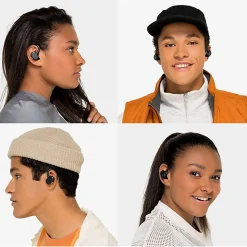 Skullcandy Push Active In-Ear True Wireless Headphones, Black/Orange