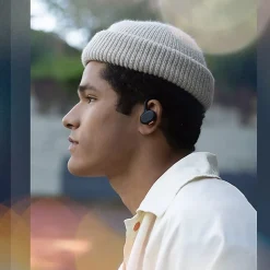 Skullcandy Push Active In-Ear True Wireless Headphones, Black/Orange