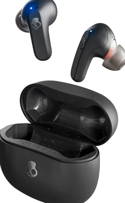 Skullcandy Rail True Wireless Earbuds, True Black, S2RLW-Q740