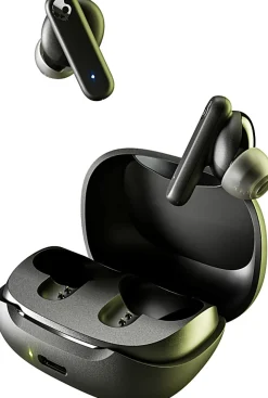 Skullcandy Smokin Buds True Wireless Earbuds With Mic, True Black, S2TAW-R740