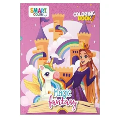 Smart Color Kid’s Coloring Book, Fantasy