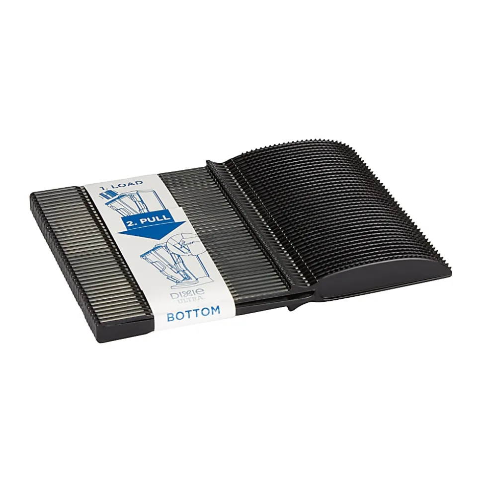 SmartStock T-Series Disposable Cutlery Refills, Polypropylene Knives, Black, 40 Knives Per Refill, Box Of 24 Refills