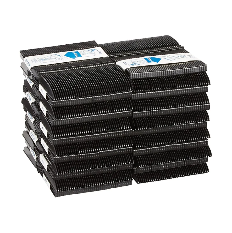 SmartStock T-Series Disposable Cutlery Refills, Polypropylene Knives, Black, 40 Knives Per Refill, Box Of 24 Refills