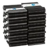 SmartStock T-Series Disposable Cutlery Refills, Polypropylene Teaspoons, Black, 40 Teaspoons Per Refill, Box Of 24 Refills