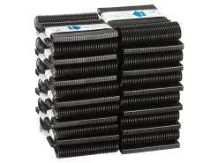 SmartStock T-Series Disposable Cutlery Refills, Polypropylene Teaspoons, Black, 40 Teaspoons Per Refill, Box Of 24 Refills