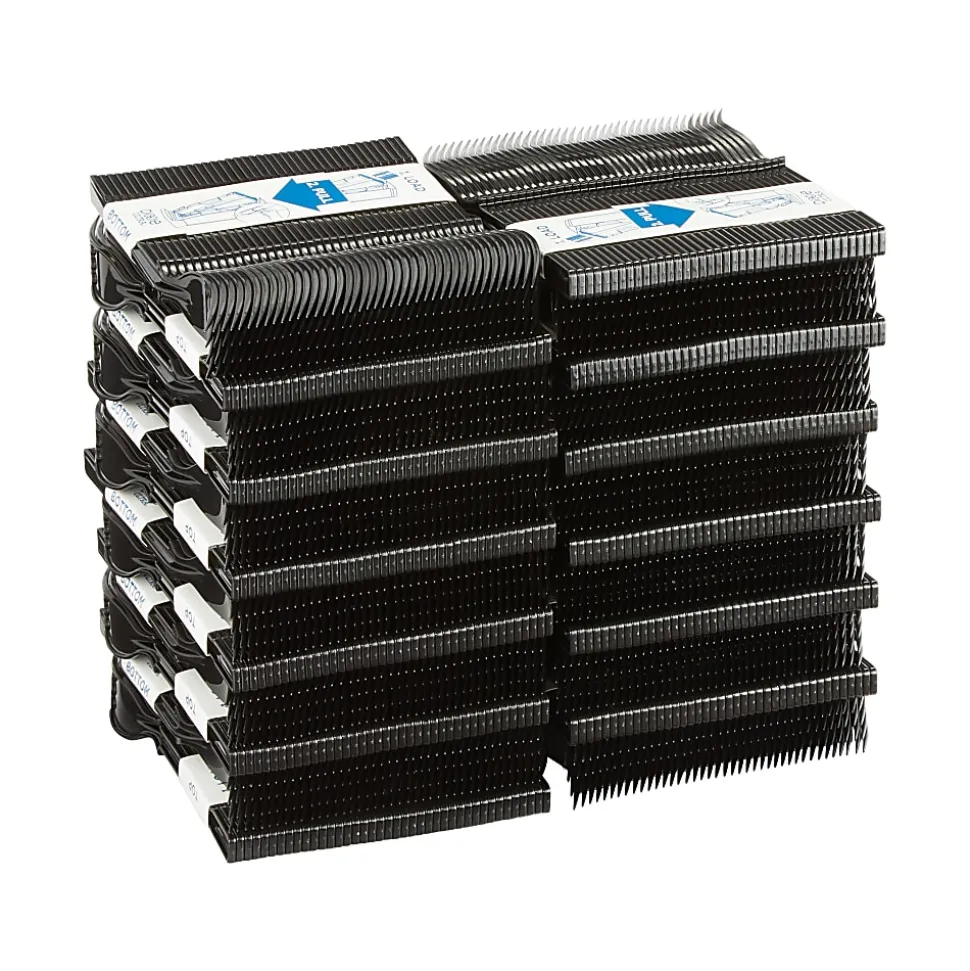 SmartStock T-Series Disposable Cutlery Refills, Polypropylene Forks, Black, 40 Forks Per Refill, Box Of 24 Refills