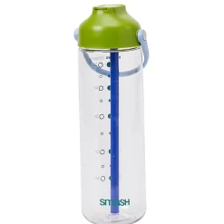Smash Icon Sipper Drink Bottle, 27 Oz, Blue