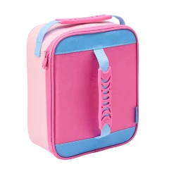 Smash Insulated Duo Handle Lunch Bag, 4-15/16”H x 8-1/2”W x 5-15/16”D, Pink