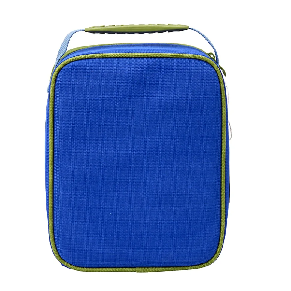 Smash Insulated Duo Handle Lunch Bag, 4-15/16”H x 8-1/2”W x 5-15/16”D, Blue