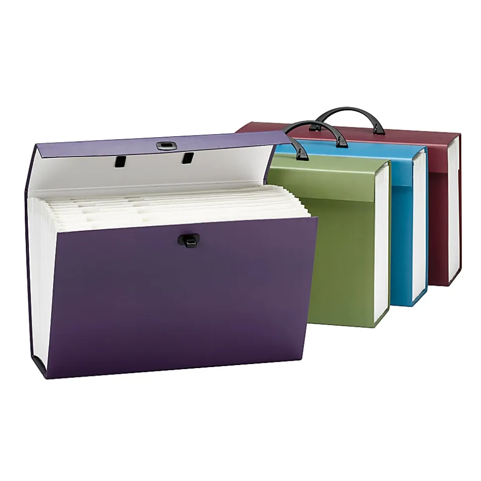 Smead® A-Z Expanding File Box, Assorted