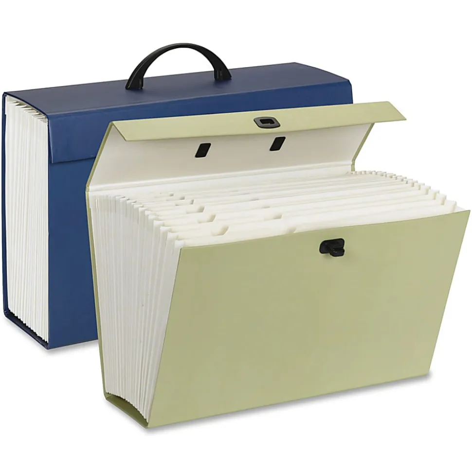 Smead® A-Z Expanding File Box, Assorted