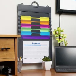 Smead® Cascading Wall Organizer, Letter Size, Multicolor
