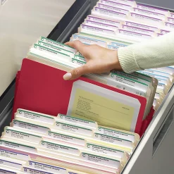 Smead® Colored File Pocket, 8-1/2