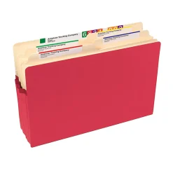 Smead® Colored File Pocket, 8-1/2