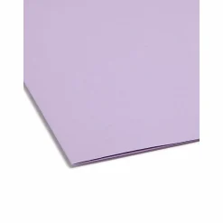 Smead® Colored Top-Tab Fastener File Folders, 8 1/2