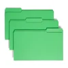 Smead® Color File Folders, Legal Size, 1/3 Cut, Green, Box Of 100