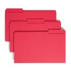 Smead® Color File Folders, Legal Size, 1/3 Cut, Red, Box Of 100
