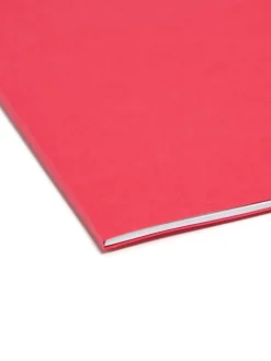 Smead® Color File Folders, Legal Size, 1/3 Cut, Red, Box Of 100