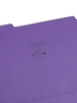 Smead® Color File Folders, Letter Size, 1/3 Cut, Orange, Box Of 100