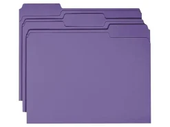 Smead® Color File Folders, Letter Size, 1/3 Cut, Orange, Box Of 100