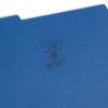 Smead® Color File Folders, Letter Size, 1/3 Cut, Navy, Box Of 100