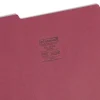 Smead® Color File Folders, Letter Size, 1/3 Cut, Maroon, Box Of 100