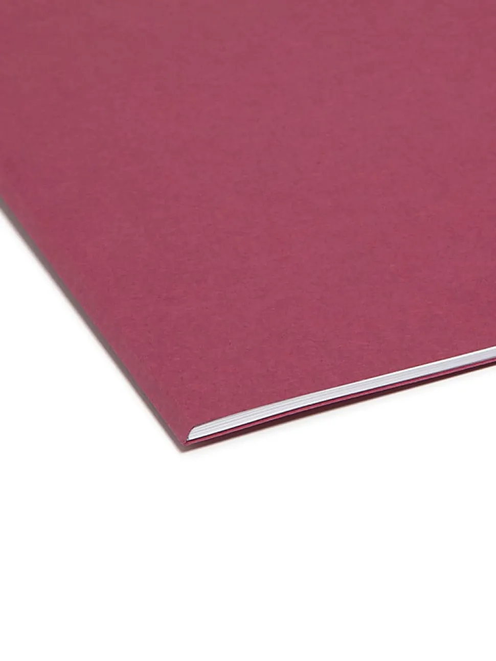 Smead® Color File Folders, Letter Size, 1/3 Cut, Maroon, Box Of 100