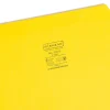 Smead® Color File Folders, With Reinforced Tabs, Letter Size, Straight Cut, Yellow, Box Of 100
