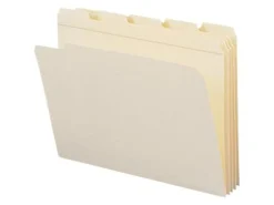 Smead® Color File Folders, With Reinforced Tabs, Letter Size, Straight Cut, Green, Box Of 100