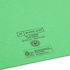 Smead® Color File Jackets, Letter Size, Green, Pack Of 100