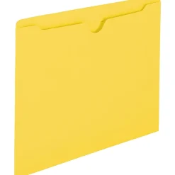 Smead® Color File Jackets, Letter Size, Yellow, Pack Of 100