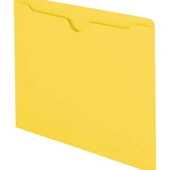 Smead® Color File Jackets, Letter Size, Yellow, Pack Of 100